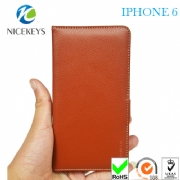Genuine Leather Magnetic Mobile Phone Case For Iphone6/5