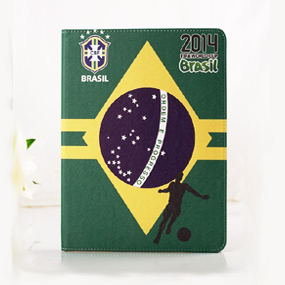 2014 Brazil  World Cup National Team Logo Stand Leather Cover Case For ipad Air ipad 5