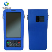 Portable Full protective PU leather PDA barcode case